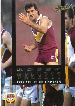 1995 Select AFL - Club Captain #CC2 Roger Merrett Front